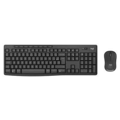 Logitech MK370 Combo for Business, Volledige grootte (100%), RF-draadloos + Bluetooth, Membraan keys