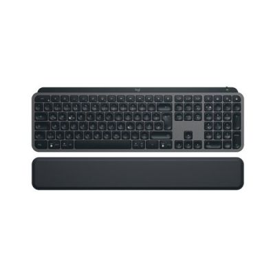 Logitech MX Keys S, Volledige grootte (100%), RF-draadloos + Bluetooth, Schaar-toetsschakelaar, QWER