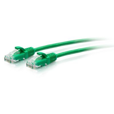 C2G 0.3m Cat6a Snagless Unshielded (UTP) Slim Ethernet Patchkabel - Groen, 0,3 m, Cat6a, U/UTP (UTP)