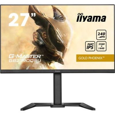 iiyama GB2790QSU-B5, 68,6 cm (27"), 2560 x 1440 Pixels, Wide Quad HD, LCD, 1 ms, Zwart
