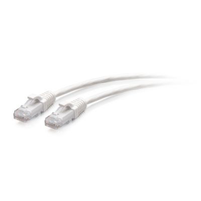 C2G 0.3m Cat6a Snagless Unshielded (UTP) Slim Ethernet Patchkabel - Wit, 0,3 m, Cat6a, U/UTP (UTP),