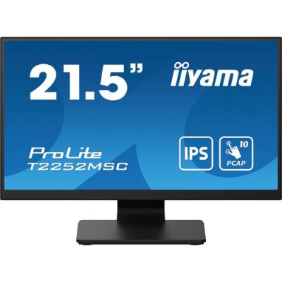 iiyama ProLite T2252MSC-B2, 54,6 cm (21.5"), 1920 x 1080 Pixels, Full HD, LCD, 5 ms, Zwart
