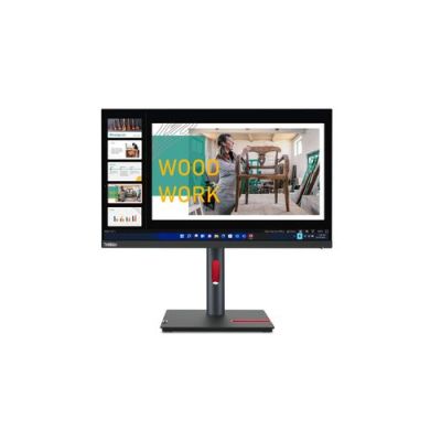 Lenovo ThinkVision P24q-30, 60,5 cm (23.8"), 2560 x 1440 Pixels, Quad HD, LED, 6 ms, Zwart