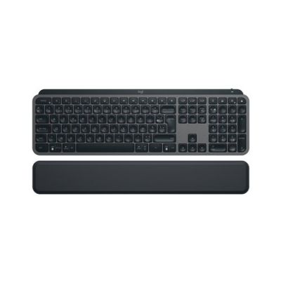 Logitech MX Keys S, Volledige grootte (100%), RF-draadloos + Bluetooth, Schaar-toetsschakelaar, AZER