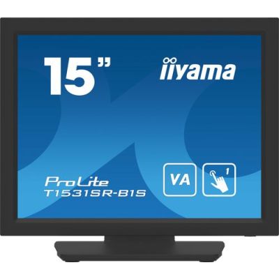 iiyama ProLite T1531SR-B1S, 38,1 cm (15"), 1024 x 768 Pixels, XGA, LCD, 18 ms, Zwart