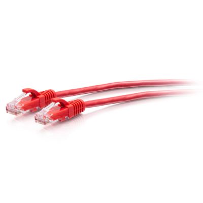 C2G 7.6m Cat6a Snagless Unshielded (UTP) Slim Ethernet Patchkabel - Rood, 7,6 m, Cat6a, U/UTP (UTP),
