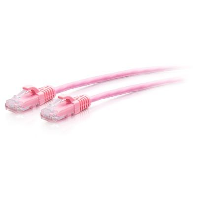 C2G 0.9m Cat6a Snagless Unshielded (UTP) Slim Ethernet Patchkabel - Roze, 0,9 m, Cat6a, U/UTP (UTP),