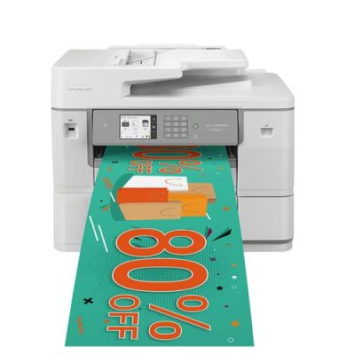 Brother MFC-J6959DW, Inkjet, Afdrukken in kleur, 1200 x 4800 DPI, Kopiëren in kleur, A3, Grijs