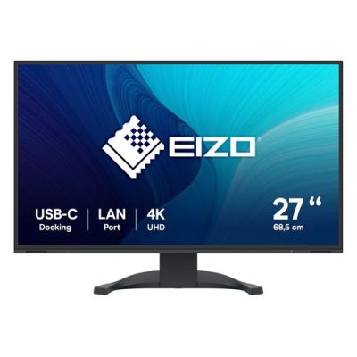 EIZO FlexScan EV2740X, 68,6 cm (27"), 3840 x 2160 Pixels, 4K Ultra HD, LCD, 5 ms, Zwart