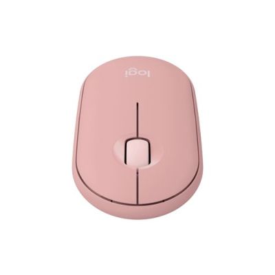 Logitech Pebble 2 M350s, Ambidextrous, Optisch, RF-draadloos + Bluetooth, 4000 DPI, Wit