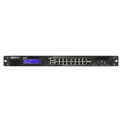 QNAP QGD-1600, Managed, Gigabit Ethernet (10/100/1000), Full duplex, Rack-montage, 1U