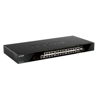 D-Link DGS-1520-28/E, Managed, L3, 10G Ethernet (100/1000/10000), Rack-montage, 1U