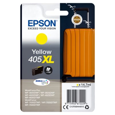 Epson Singlepack Yellow 405XL DURABrite Ultra Ink, Hoog (XL) rendement, Inkt op pigmentbasis, 14,7 m