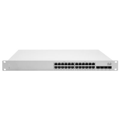 Cisco Meraki MS250-24-HW, Managed, L3, Gigabit Ethernet (10/100/1000), Rack-montage, 1U