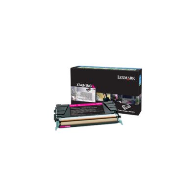 Lexmark X748H1MG, 10000 pagina's, Magenta, 1 stuk(s)