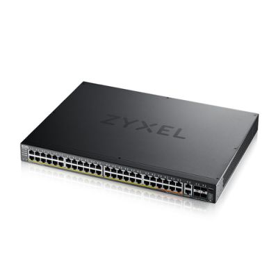Zyxel XGS2220-54HP, Managed, L3, Gigabit Ethernet (10/100/1000), Power over Ethernet (PoE), Rack-mon