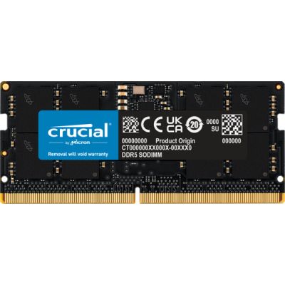 Crucial CT16G48C40S5T, 16 GB, 1 x 16 GB, DDR5, 4800 MHz, 262-pin SO-DIMM