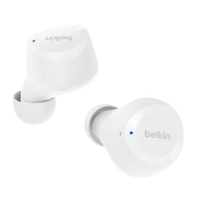 Belkin SoundForm Bolt, Draadloos, Gesprekken/Muziek/Sport/Elke dag, Headset, Wit