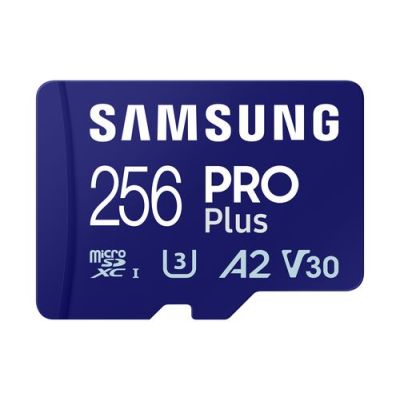 Samsung PRO Plus MB-MD256SA/EU, 256 GB, MicroSD, Klasse 3, UHS-I, 180 MB/s, 130 MB/s