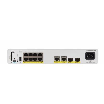 Cisco Catalyst C9200CX-8P-2X2G-A, Managed, L2/L3, Gigabit Ethernet (10/100/1000), Full duplex, Power