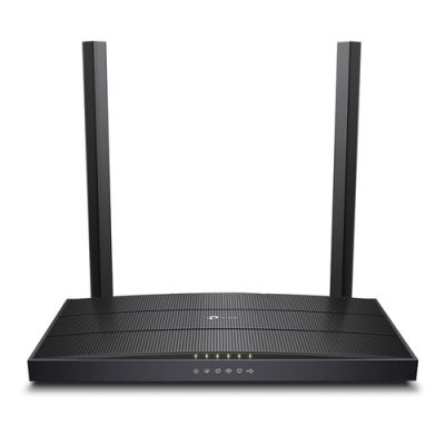 TP-Link Archer VR400, Wi-Fi 5 (802.11ac), Dual-band (2.4 GHz / 5 GHz), Ethernet LAN, ADSL2+, Zwart,