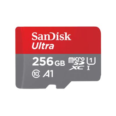 SanDisk Ultra, 256 GB, MicroSDXC, Klasse 10, UHS-I, 150 MB/s, Class 1 (U1)
