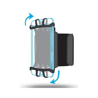 Mobilis ARM BAND 4-6IN ., Armband doos, Alle merken, 15,2 cm (6"), Zwart