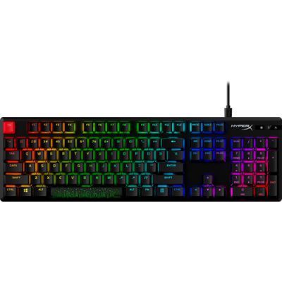 HyperX Alloy Origins PBT HX Aqua - Mechanical Gaming Keyboard, Volledige grootte (100%), USB, Mechan