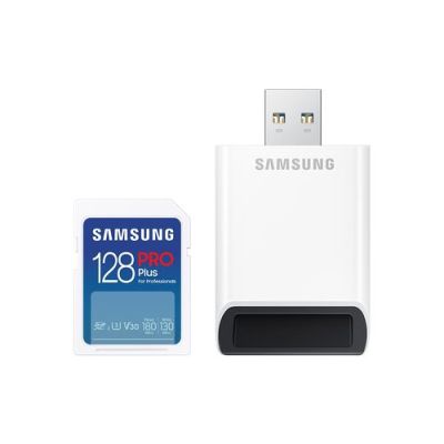 Samsung MB-SD128SB/WW, 128 GB, SDXC, UHS-I, 180 MB/s, 130 MB/s, Class 3 (U3)