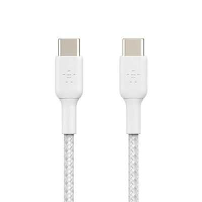 Belkin CAB004BT2MWH2PK, 2 m, USB C, USB C, USB 2.0, 480 Mbit/s, Wit