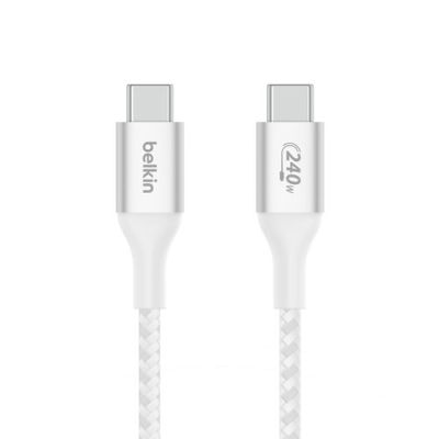Belkin CAB015bt1MWH, 1 m, USB C, USB C, USB 2.0, Wit