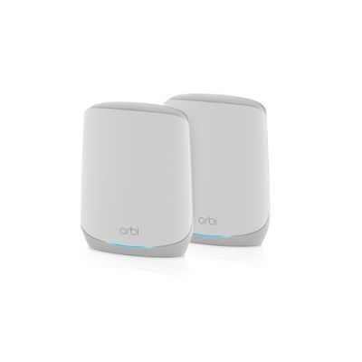 NETGEAR Orbi RBK762S, Wit, Intern, Mesh-systeem, 350 m², Tri-band (2.4 GHz / 5 GHz / 5 GHz), Wi-Fi 6
