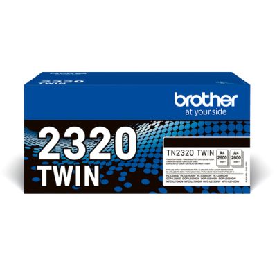Brother TN-2320TWIN, Zwart, 1 stuk(s)