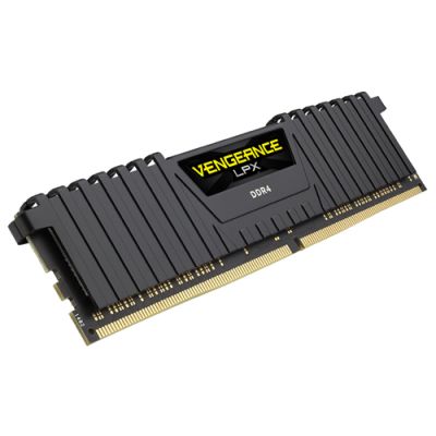 Corsair Vengeance LPX 32GB, DDR4, 3000MHz, 32 GB, 2 x 16 GB, DDR4, 3000 MHz, 288-pin DIMM, Zwart