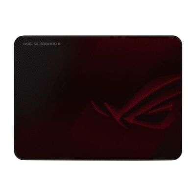 ASUS ROG Scabbard II, Rood, Afbeelding, Stof/Weefsel, Rubber, Anti- slip grondvlak, Game-muismat