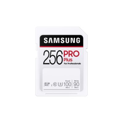 Samsung PRO Plus, 256 GB, SDXC, Klasse 10, UHS-I, 100 MB/s, 90 MB/s