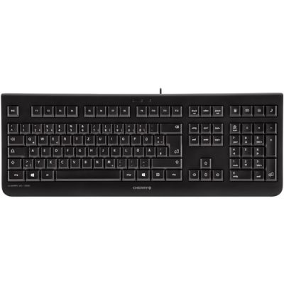 CHERRY KC 1000, Volledige grootte (100%), Bedraad, USB, QWERTY, Zwart
