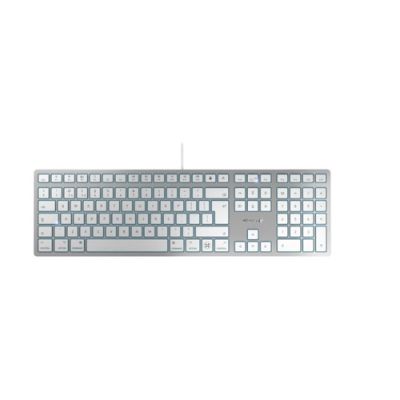 CHERRY KC 6000C FOR MAC, USB, Schaar-toetsschakelaar, QWERTY, Zilver