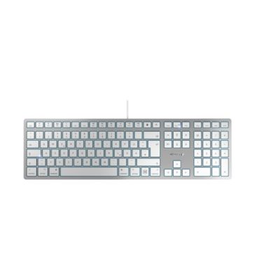 CHERRY KC 6000C FOR MAC, USB, Schaar-toetsschakelaar, QWERTZ, Zilver