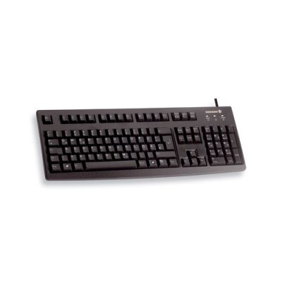 CHERRY G83-6105, Volledige grootte (100%), Bedraad, USB, QWERTZ, Zwart