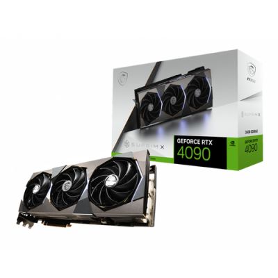 MSI GeForce RTX 4090 SUPRIM X 24G, GeForce RTX 4090, 24 GB, GDDR6X, 384 Bit, 7680 x 4320 Pixels, PCI
