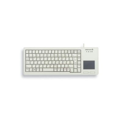 CHERRY XS Touchpad, Volledige grootte (100%), Bedraad, USB, QWERTY, Grijs