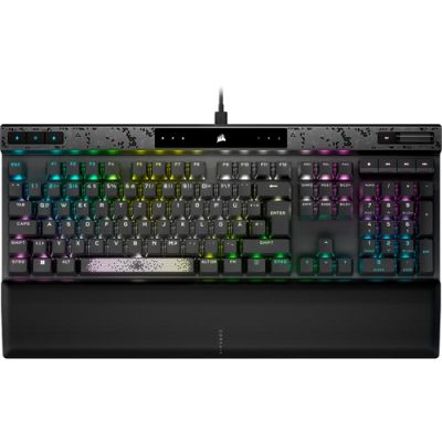 Corsair K70 MAX, Volledige grootte (100%), USB, RGB LED, Zwart