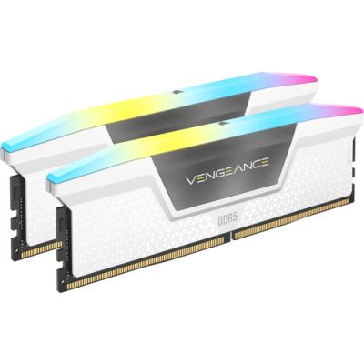 Corsair Vengeance RGB CMH32GX5M2B6000C30W, 32 GB, 2 x 16 GB, DDR4, 6000 MHz, 288-pin DIMM