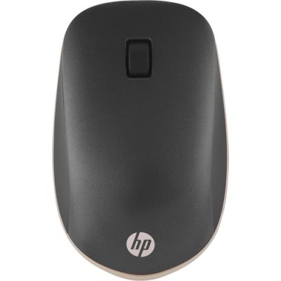 HP 410 Slim Silver Bluetooth-muis, Ambidextrous, Bluetooth, 2000 DPI, Zwart, Zilver