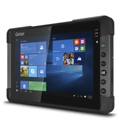 Getac T800 G2, 20,6 cm (8.1"), 1280 x 800 Pixels, 1,6 GHz, Windows 10 Pro, 880 g, Zwart