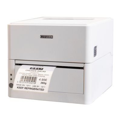 Citizen CL-H300SV, Direct thermisch, 203 x 203 DPI, 200 mm/sec, Bedraad, Wit
