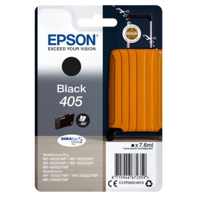 Epson Singlepack Black 405 DURABrite Ultra Ink, Normaal rendement, Kleurstofsublimatie-inkt, 7,6 ml,