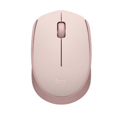 Logitech M171, Ambidextrous, Optisch, RF Draadloos, Roze