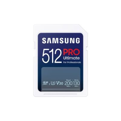 Samsung MB-SY512S, 512 GB, SDXC, UHS-I, 200 MB/s, 130 MB/s, Class 3 (U3)